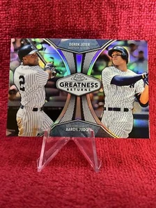 2019 Topps Chrome Refractor Judge/Jeter insert Greatness Returns GRE-6 - Picture 1 of 4