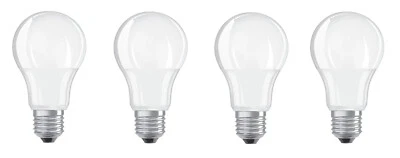 4x OSRAM LED Daylight Sensor Classic A 60 E27 8,8W = 60W EEK:F (Spektrum A-G) - Bild 1 von 3