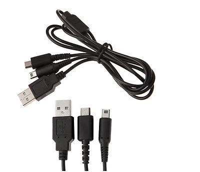 chargeur USB pour Nintendo DS Lite, DSi, 3DS, DSi XL, 3DS XL, 2DS