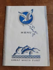 TSS Ulua, United Fruit Company Steamship, Service Great White Fleet 1939 Menu - Picture 1 of 3