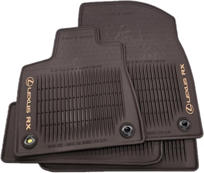 LEXUS ALL WEATHER FLOOR MAT SET 2016-2021 RX350 & RX450H BROWN PT908-48160-40 - Image 1 of 2
