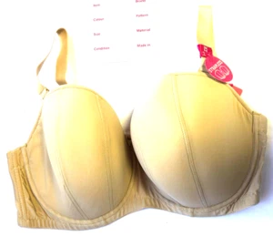Curvy Kate Bra Strapless Nude Full Cup Balconette Strapless Underwired BNWT