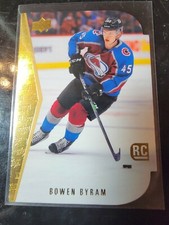 2020-21 Upper Deck Series 2 Die-Cut Gold RC #RDT-14 Bowen Byram