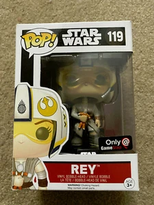 Funko POP GAMESTOP EXCLUSIVO Star Wars - REY #119 con protector - Imagen 1 de 2