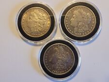 Lot Of 3 Morgan Silver Dollars- 1990, 1901, 1904