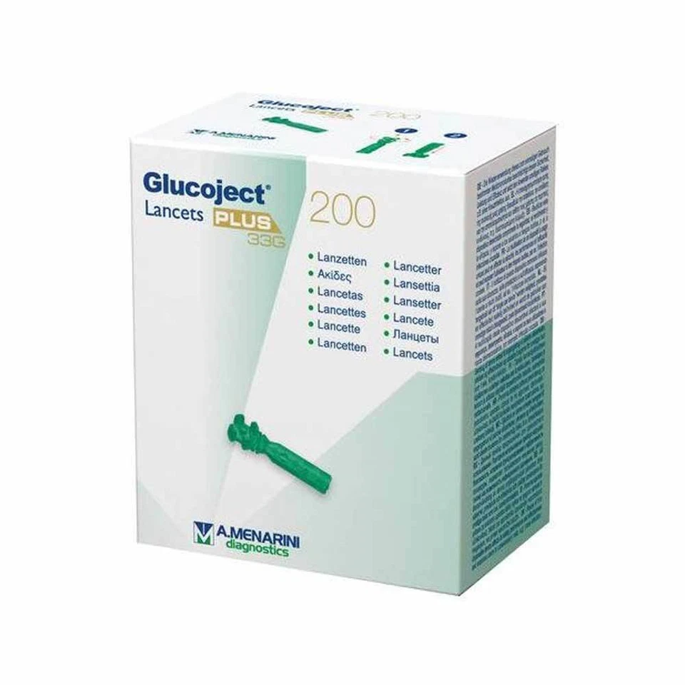 Menarini Lancette Pungidito Glucoject Plus Gauge 33, 200 Pezzi