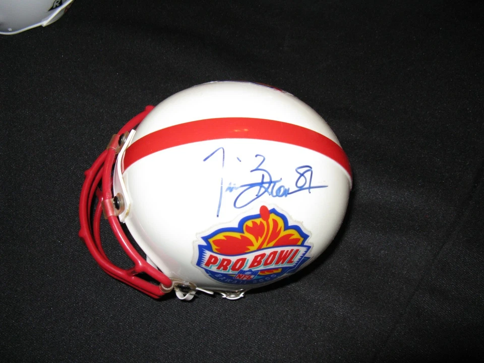 Tim Brown Oakland Raiders Signed Mini Helmet Pro Bowl 2000 PSA - Image 1 of 1