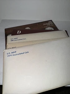 1980 - 1985 US Mint Set Uncirculated Coins In Original Packaging - Picture 1 of 15