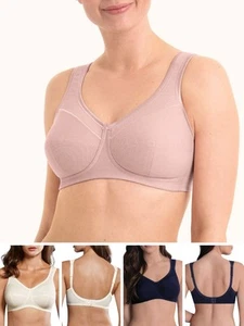 Anita Jana Bra Comfort Cotton Rich Non Wired Full Cus Plus Size Bras Lingerie - Picture 1 of 9