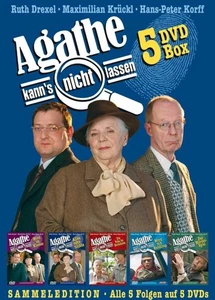 Agathe kann's nicht lassen - 5-DVD Box mit 5 Folgen Ruth Drexel TV Krimi Serie - Bild 1 von 1