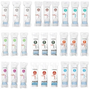 Brabantia Bin Liners Triple Deal Pack 3L 5L 12L 15L 18L 20L 23L 30L 36L 45L 50L - Picture 1 of 16