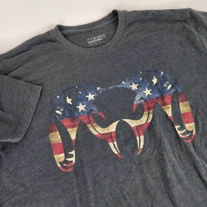 KUIU Ultralight Hunting Graphic Tee American Flag Design X-Large Dark Gray Soft - Bild 1 von 5