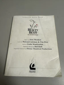 Beauty and the Beast Broadway Musical Libretto Vocal Book Music Theatre Internat - Picture 1 of 3