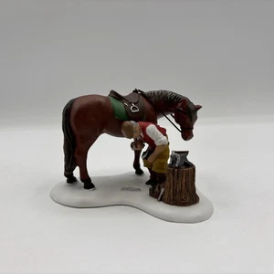 Department 56 2001 HVC Dickens Village Series Blacksmith To The Rescue 56.58541 - Picture 1 of 12