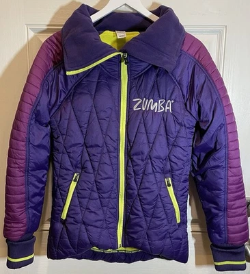 Chaqueta acolchada original Zumba talla mediana rara Foto 1 de 4