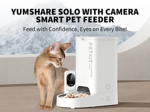 PETKIT 3L Automatic Cat Feederwith Camera, 2.4G WiFi Pet Feeder for Cat & Dog - Picture 1 of 9