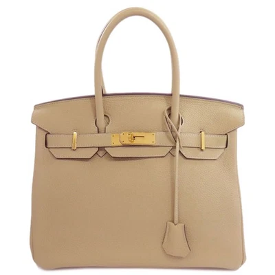 HERMES  Birkin 30 Trench GoldHardware Handbag Taurillon Clemence  Ladies [Used] - Image 1 of 4