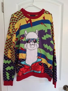 Blizzard Bay Mens Medium Vibrant Alpaca Sweater - Picture 1 of 4