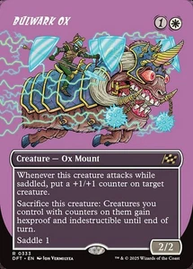 [MTG] Bulwark Ox (Foil) (Showcase) (0333) (DFT) NM - Picture 1 of 1
