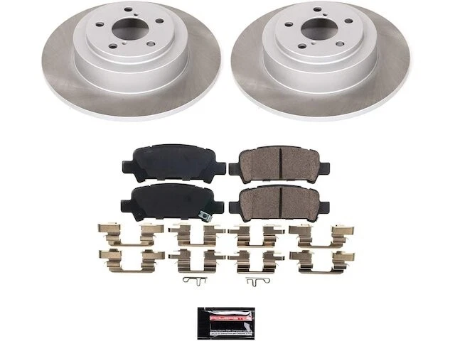 Kit de pastillas de freno trasero y rotor para Subaru Outback 2000-2004 2001 2002 2003 CH417PW Foto 1 de 1