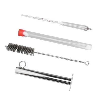 Maple Syrup Hydrometer Stainless Steel Maple Syrup Density Kit Easy To Read - Image 1 of 4