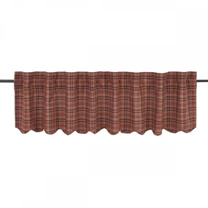 VHC Brands überbackene gefütterte Volant 16"x72" Parker kariert - Bild 1 von 2