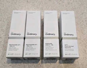 Lof Of 4 - The Ordinary Products - 30 ml - Niacinamide Hyaluronic Plant Derived - Picture 1 of 5