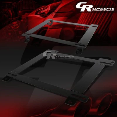 L+R TENSILE RACING BUCKET SEAT LOW MOUNT BRACKET FOR 93-02 CHEVY CAMARO/FIREBIRD - Image 1 of 4