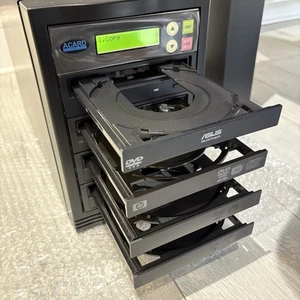 Acard 2030T CD/DVD Duplicator 1-to-3 Tested DVD±R/RW/DL, CD-R/RW - Picture 1 of 13