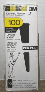 Drywall Plaster Sanding Screens 100 Grit 10 Screens 3M 99440 - Picture 1 of 8