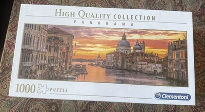 Clementoni Panorama "The Grand Canal Venice" 1,000 Piece Jigsaw Puzzle. Sealed - Image 1 of 3