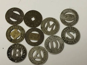 SET 2 10 DIFFERENT TOKENS - Picture 1 of 3