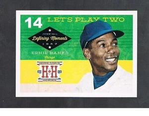 ERNIE BANKS #DM5 CUBS Defining Moments 2013 panini Hometown Heroes - Bild 1 von 1