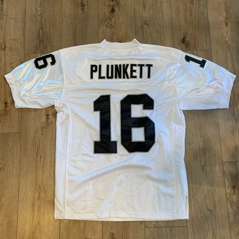 Mitchell And Ness Jim Plunkett Las Vegas Raiders Jersey White Size 52 1980 Cover