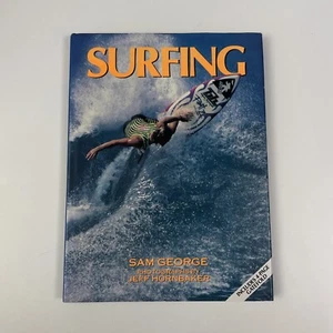 Surfing by Sam George - Photography by Jeff Hornbaker - 1992 Hardcover Book - Picture 1 of 17