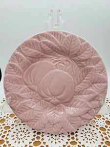 Bordallo Pinheiro 7 3/4" Plate Dessert Salad Luncheon Made in Portugal Apples - Picture 1 of 12