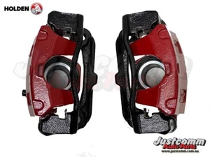 HOLDEN COMMODORE VE V6 RECONDITIONED REAR BRAKE CALIPERS - RED - New Pistons - Picture 1 of 3