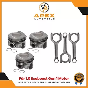 SATZ MIT 3 KOLBEN MIT RINGEN UND PLEUELSTANGEN FÜR FORD 1.0 12V ECOBOOST-MOTOR - Bild 1 von 7