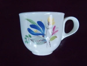 Eva Zeisel Hallcraft Midcentury Modern Vintage Bouquet Pattern Demitasse Cup - Picture 1 of 4