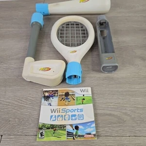 Nintendo Wii Sports and Nerf Accessory Pack - Blue - Picture 1 of 5