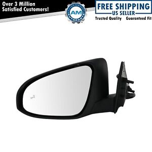 Side View Door Mirror Power Heated Blind Spot Paint to Match LH for Camry New