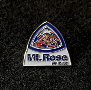 MONTAJE ROSA ÁREA DE ESQUÍ Pin Insignia NEVADA Viaje Recuerdo Solapa LAGO TAHOE - Imagen 1 de 3
