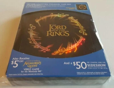 *CHIPS* The Lord of the Rings Trilogy Jumbo STEELBOOK (Blu-ray, USA) 6 Discs  - Image 1 of 4