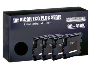 4 XXL BK PATRONE GC-41K für Ricoh Aficio SG2100N SG3100SNw SG3110DNw SG3110SFN - Bild 1 von 6