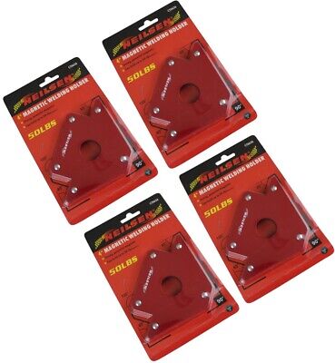 4 Neilsen Arrow Welding Magnet Holders Metal Holding Clamps - 4x 50lb • 20£