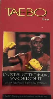 TaeBo Live Instructional Workout(VHS Tape 1998)TESTED-RARE VINTAGE-SHIP N 24 HRS - Image 1 of 4