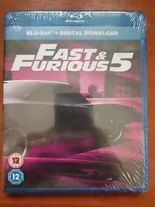 FAST & FURIOUS 5 BLU RAY - NEW & SEALED REGION B FIVE VIN DIESEL FREE POST - Picture 1 of 1