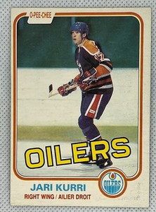 Jari Kurri O-Pee-Chee Rookie Card - Vintage 1980-81 Hockey Collectible Oilers