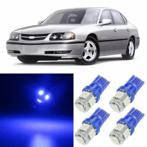 14 x Ultra Blue Interior LED Lights Package For 2000 - 2005 Chevy Impala +TOOL - Picture 1 of 7