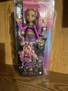 Monster High Clawdeen Wolf G3 Puppe Neu mit Haustier Halbmond Versiegelt - Bild 1 von 2
